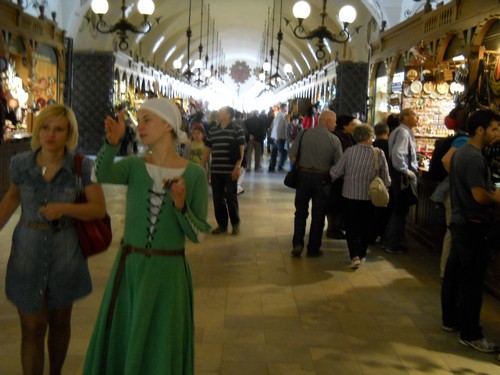cloth hall Krakow shopping cloth hall Krakow shopping