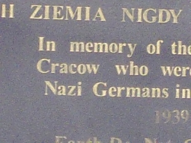 holocaust memorials Krakow Poland holocaust memorial Krakow